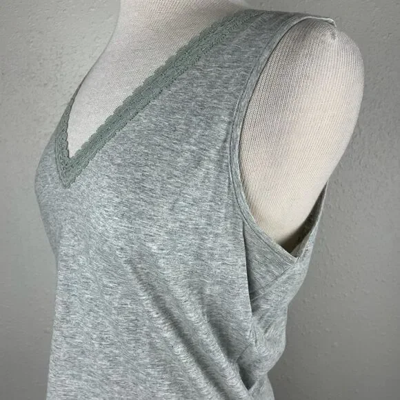 Dockers Gray V-Neck Tank Top Size L EUC - Picture 5 of 9
